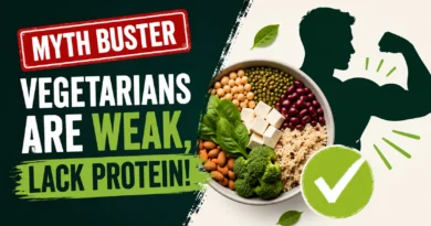 Myth Buster: Vegetarians are Weak, Lack Protein!