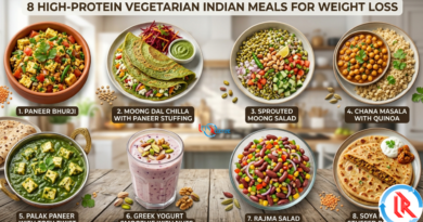 8 High-Protein Vegetarian Indian Meals for Weight Loss