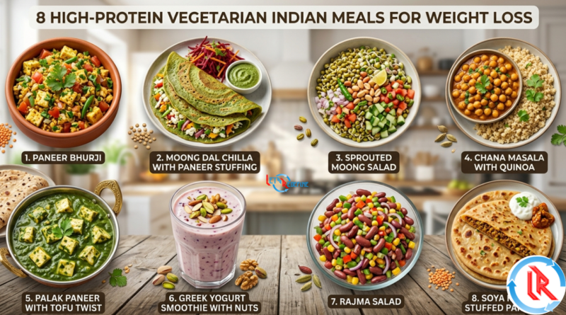8 High-Protein Vegetarian Indian Meals for Weight Loss