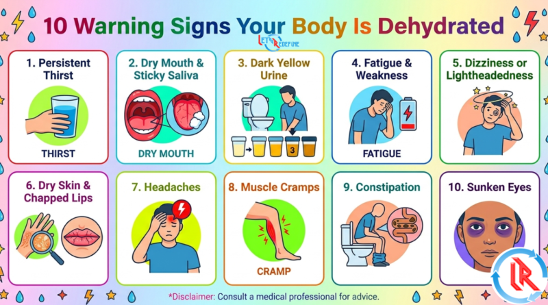 10 Warning Signs Your Body Is Dehydrated This Summer