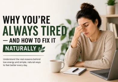 Why You’re Always Tired — And How to Fix It Naturally