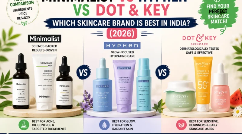 Minimalist vs Hyphen vs Dot & Key