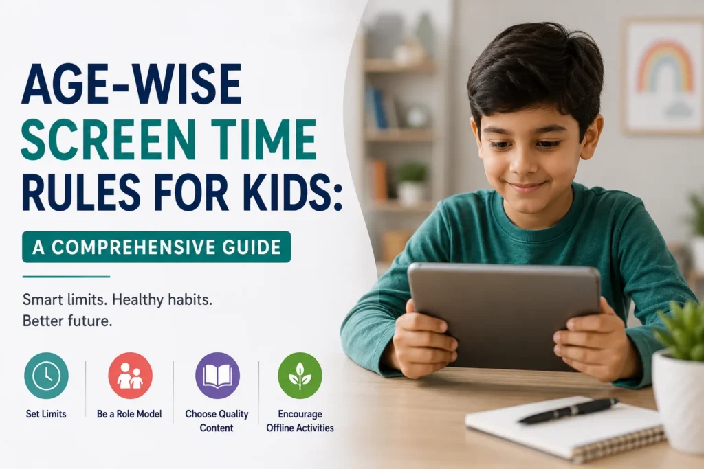 Age-Wise Screen Time Rules for Kids