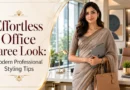 Effortless office saree style