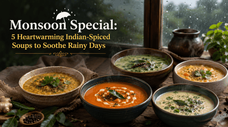 Monsoon comfort with spiced soups